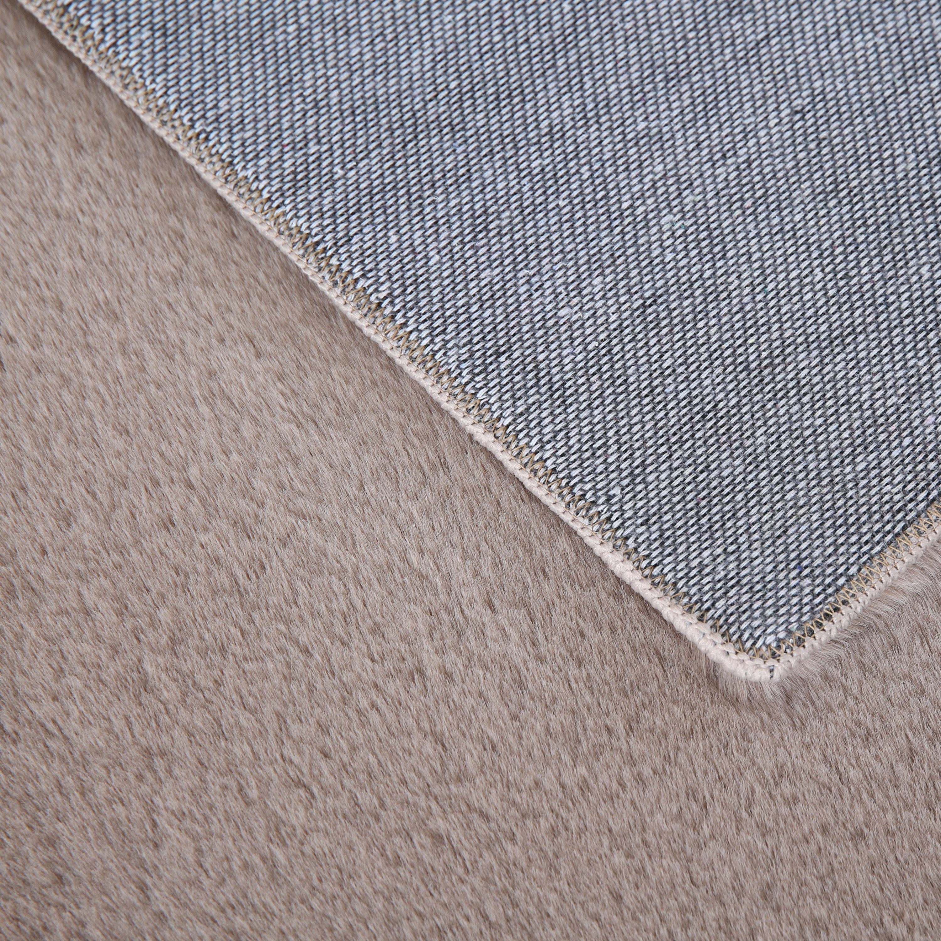 Ayyildiz Teppiche Hochflor-Teppich »POUFFY 5100«, rund, 20 mm Höhe, Läufer, günstig online kaufen