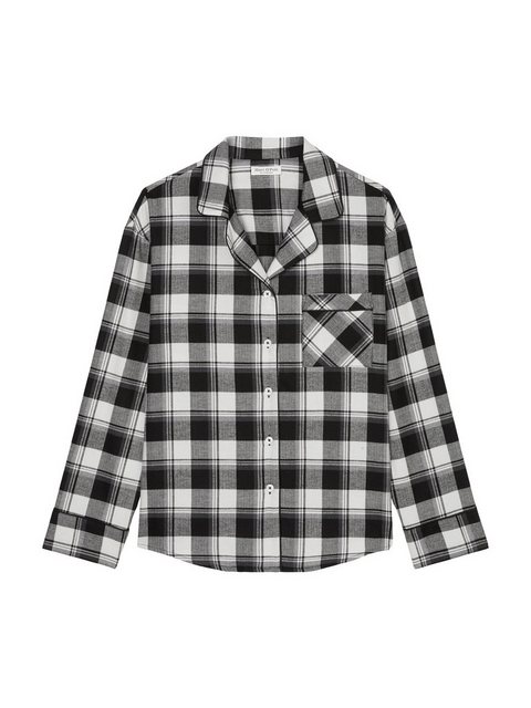 Marc O'Polo Pyjamaoberteil Cozy Flanell schlaf-oberteil nachthemd sleepshir günstig online kaufen