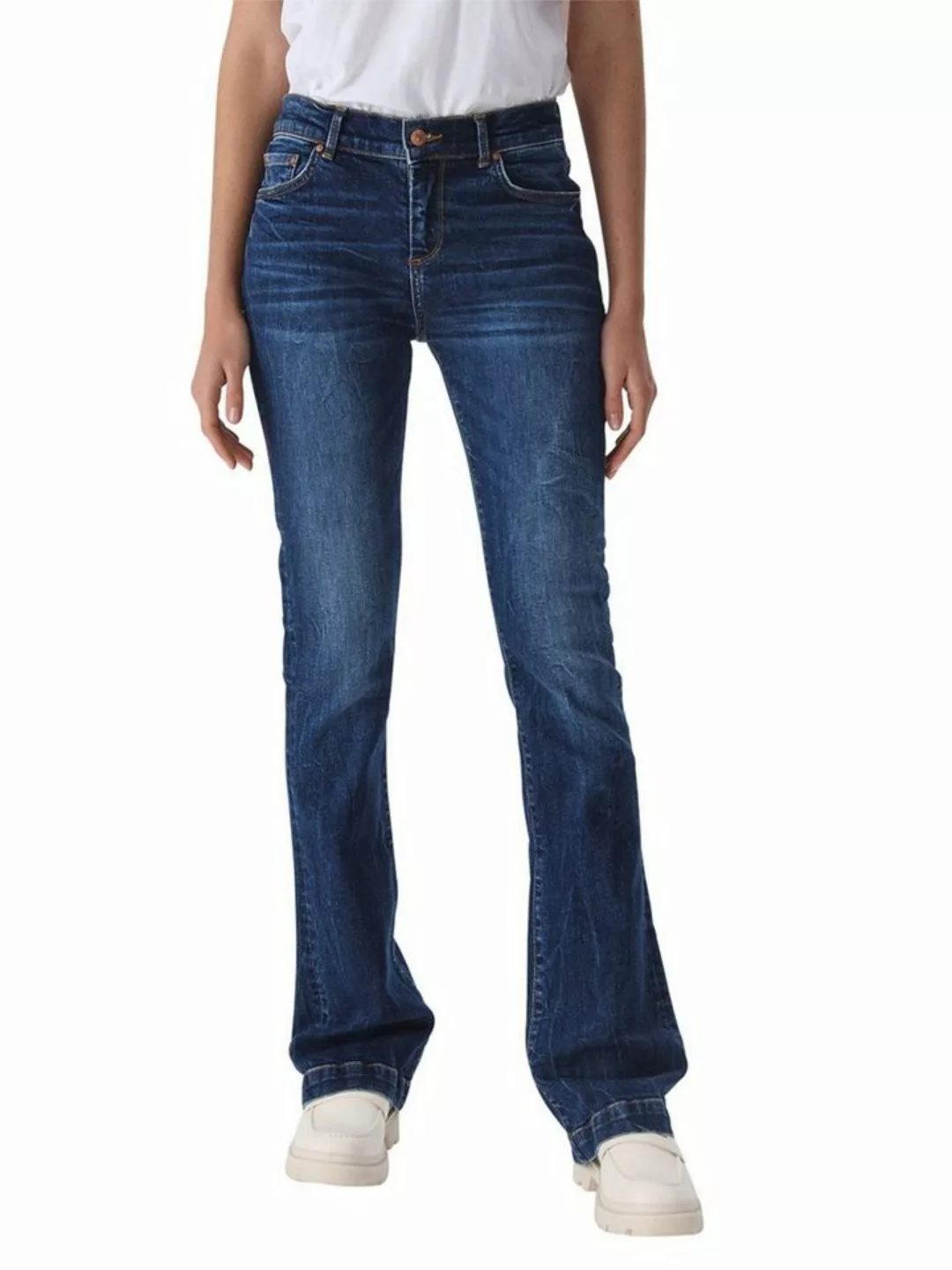 LTB Damen Jeans FALLON Flared Fit - Blau - Morna Undamaged Wash günstig online kaufen