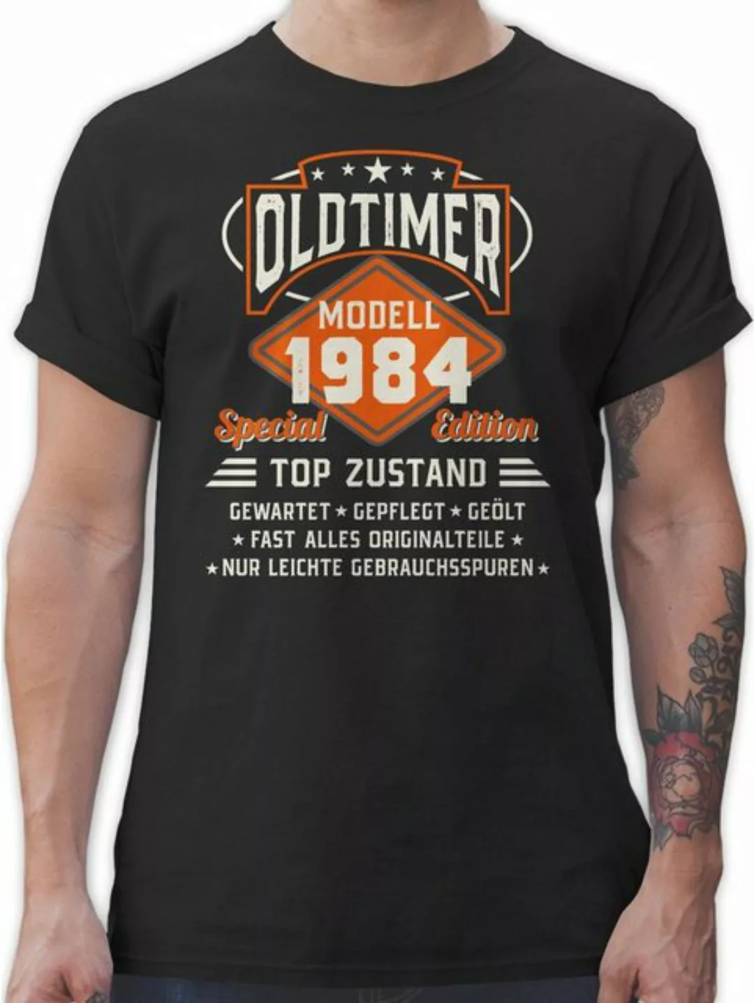 Shirtracer T-Shirt Oldtimer Modell 1984 40. Geburtstag günstig online kaufen