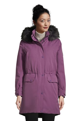 Expeditions-Daunenparka in Petite-Größe, Damen, Größe: S Petite, Lila, by L günstig online kaufen