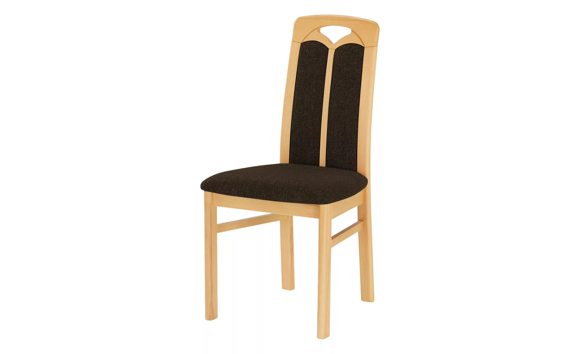 Polsterstuhl - braun - 47 cm - 96 cm - 56 cm - Stühle > Esszimmerstühle - M günstig online kaufen