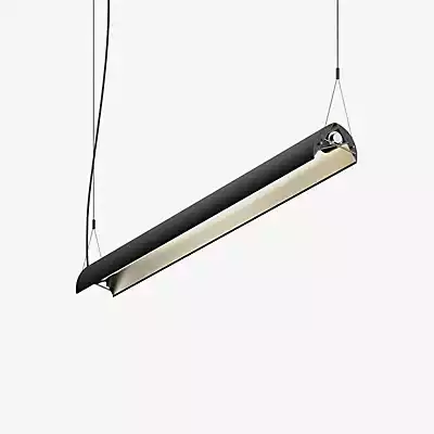 Belux UpDown Pendelleuchte LED, schwarz, 126 cm, Casambi günstig online kaufen