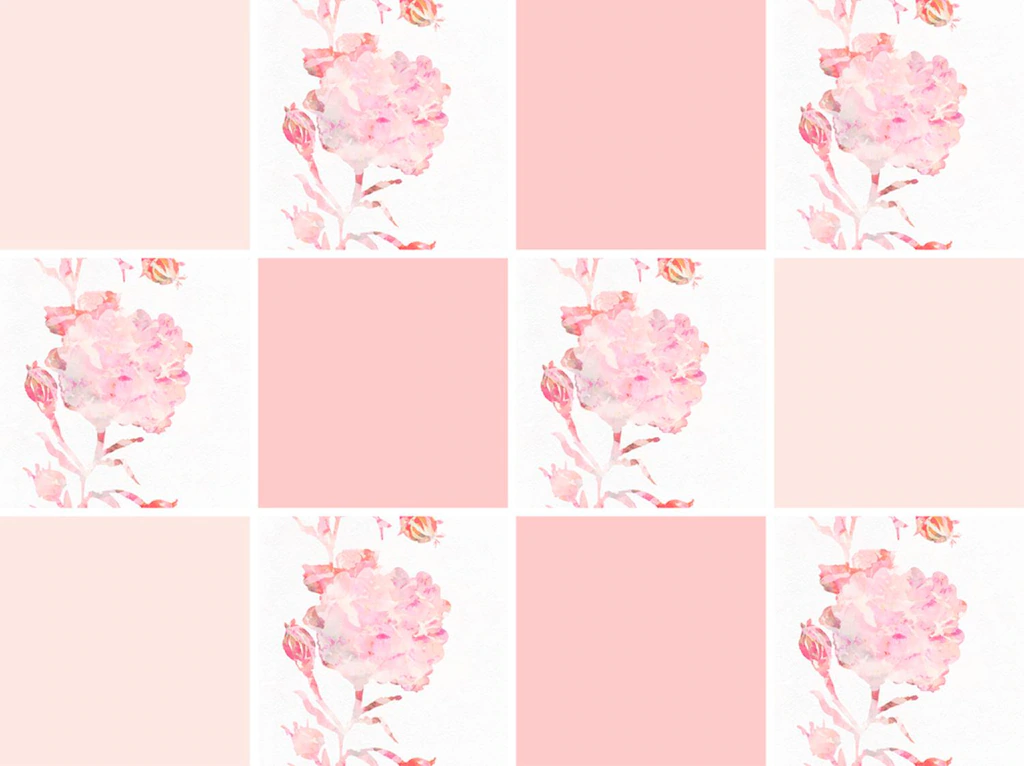 queence Fliesenaufkleber "Blumen", (12 St.), Stickerfliesen, selbstklebend, günstig online kaufen