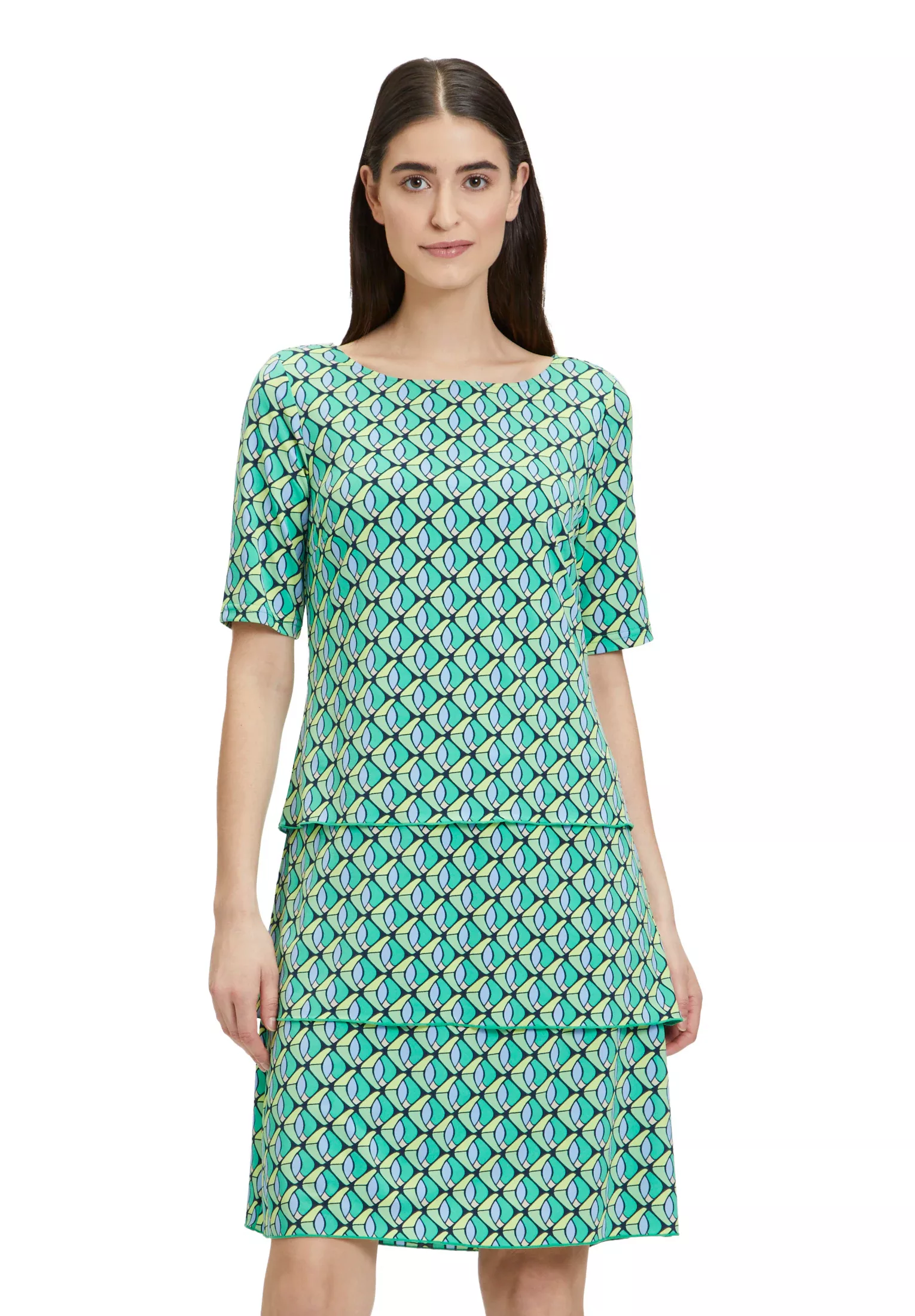 Betty Barclay Sommerkleid "Betty Barclay Stufenkleid kurzarm", Druck günstig online kaufen