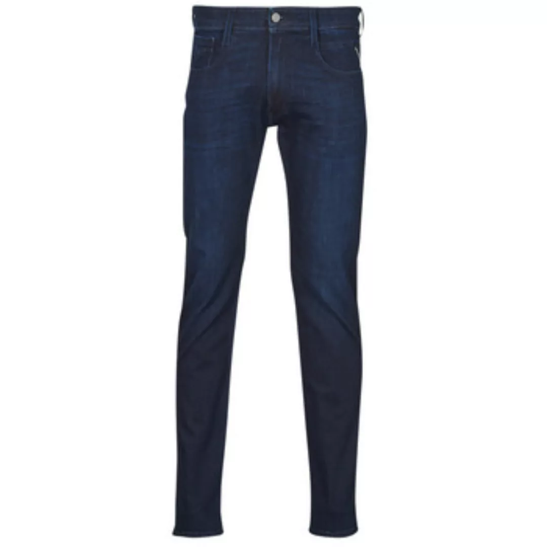 Replay Herren Jeans Anbass - Slim Fit - Blau - Medium Blue günstig online kaufen
