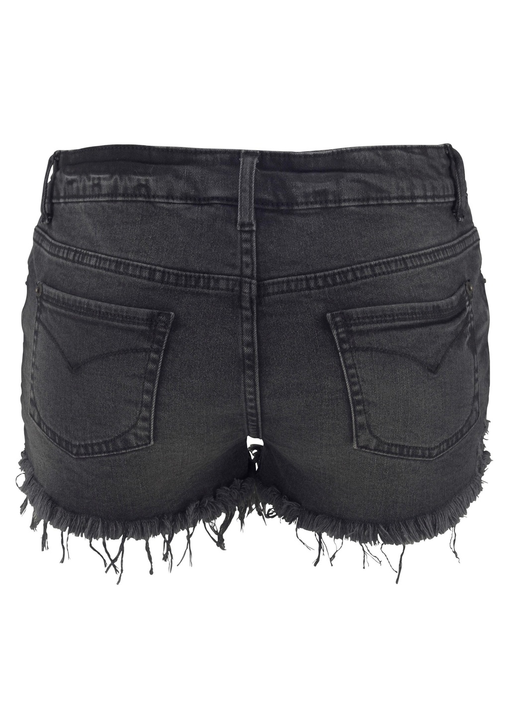 Buffalo Jeanshotpants mit Fransen am Saum günstig online kaufen