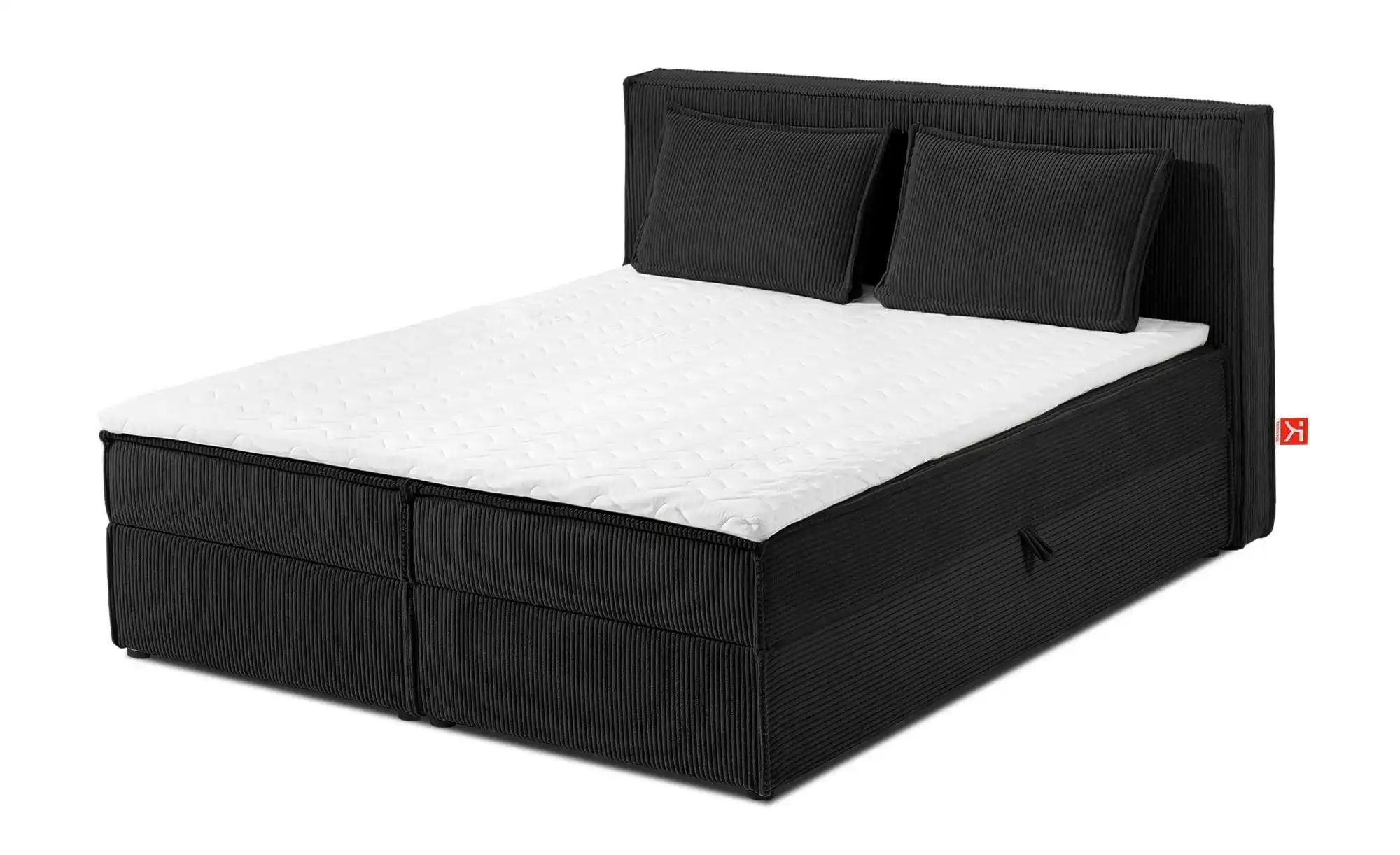 KONSIMO Boxbett  Roti ¦ schwarz ¦ Maße (cm): B: 145 H: 95 Betten > Polsterb günstig online kaufen