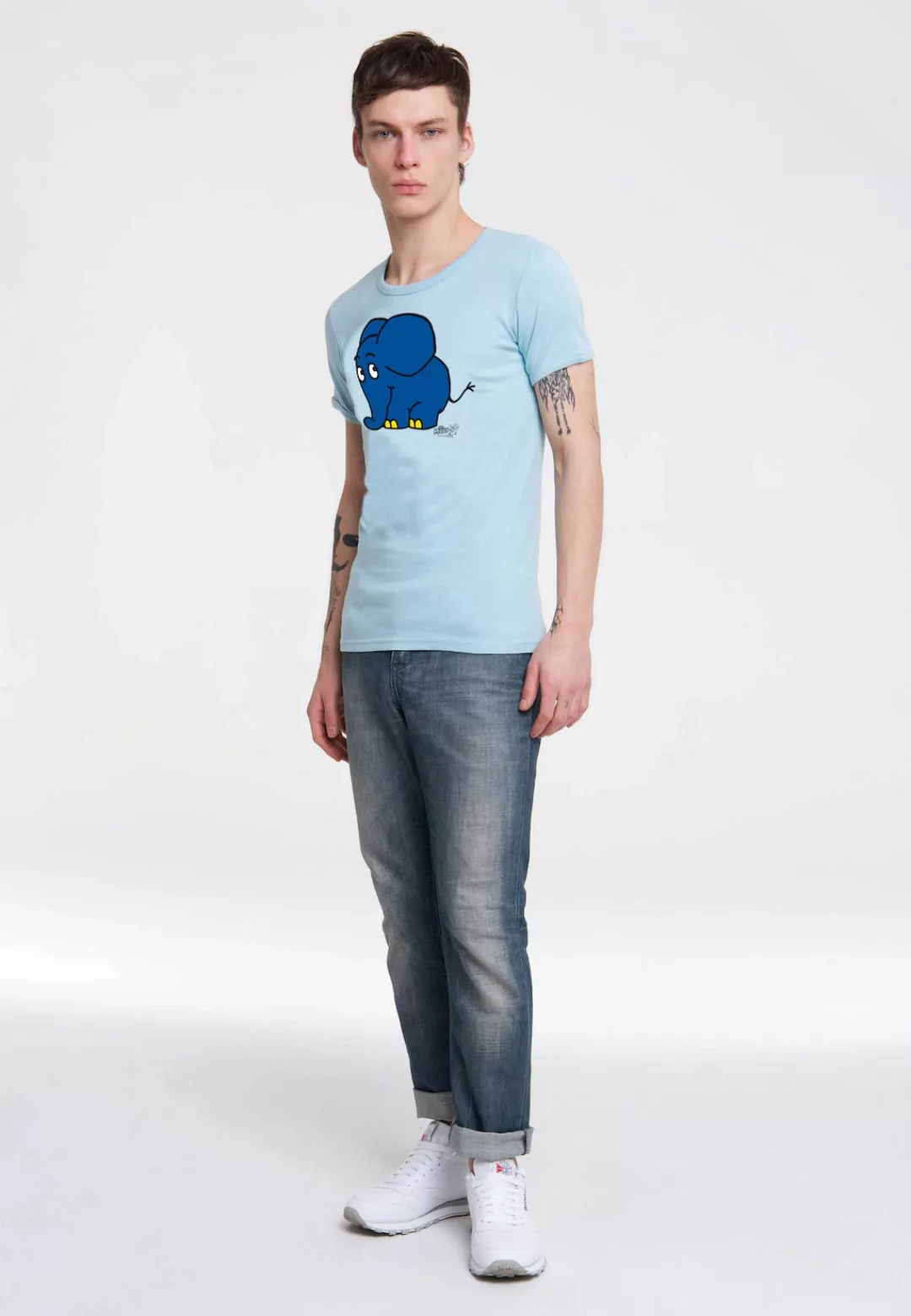 LOGOSHIRT T-Shirt "Sendung mit der Maus - Elefant", mit coolem Print günstig online kaufen