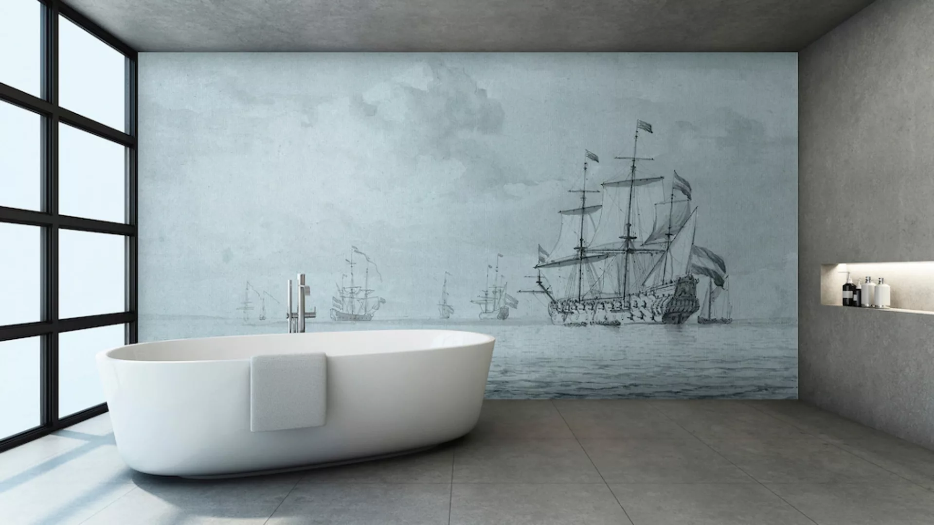 living walls Fototapete »Walls by Patel On The Sea«, Fototapete Meer on the günstig online kaufen