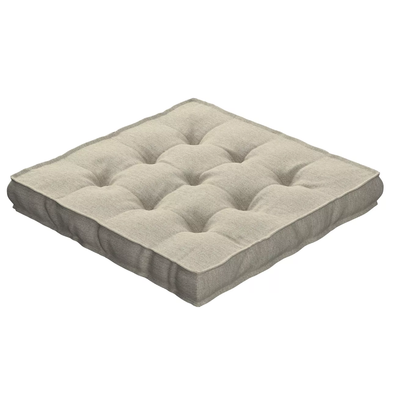 Sitzkissen Jacob mit Handgriff, beige-grau, 40 x 40 x 6 cm, Madrid (161-59) günstig online kaufen