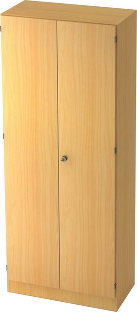 Aktenschrank schrank Solid 5 OH BxTxH 80x42x200,4cm Sockelblende Griff SG B günstig online kaufen