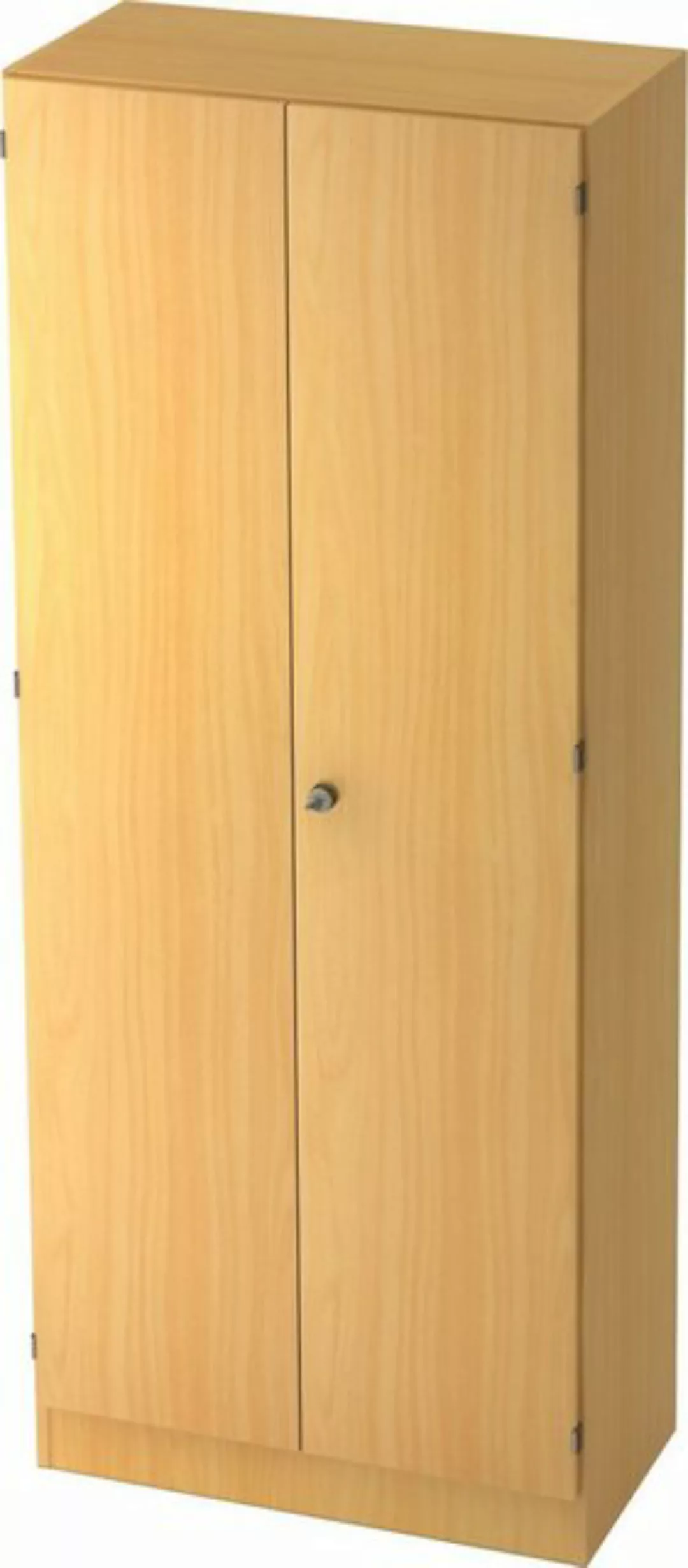 HAMMERBACHER Aktenschrank Schrank Solid 5 OH BxTxH 80x42x200,4cm Sockelblen günstig online kaufen