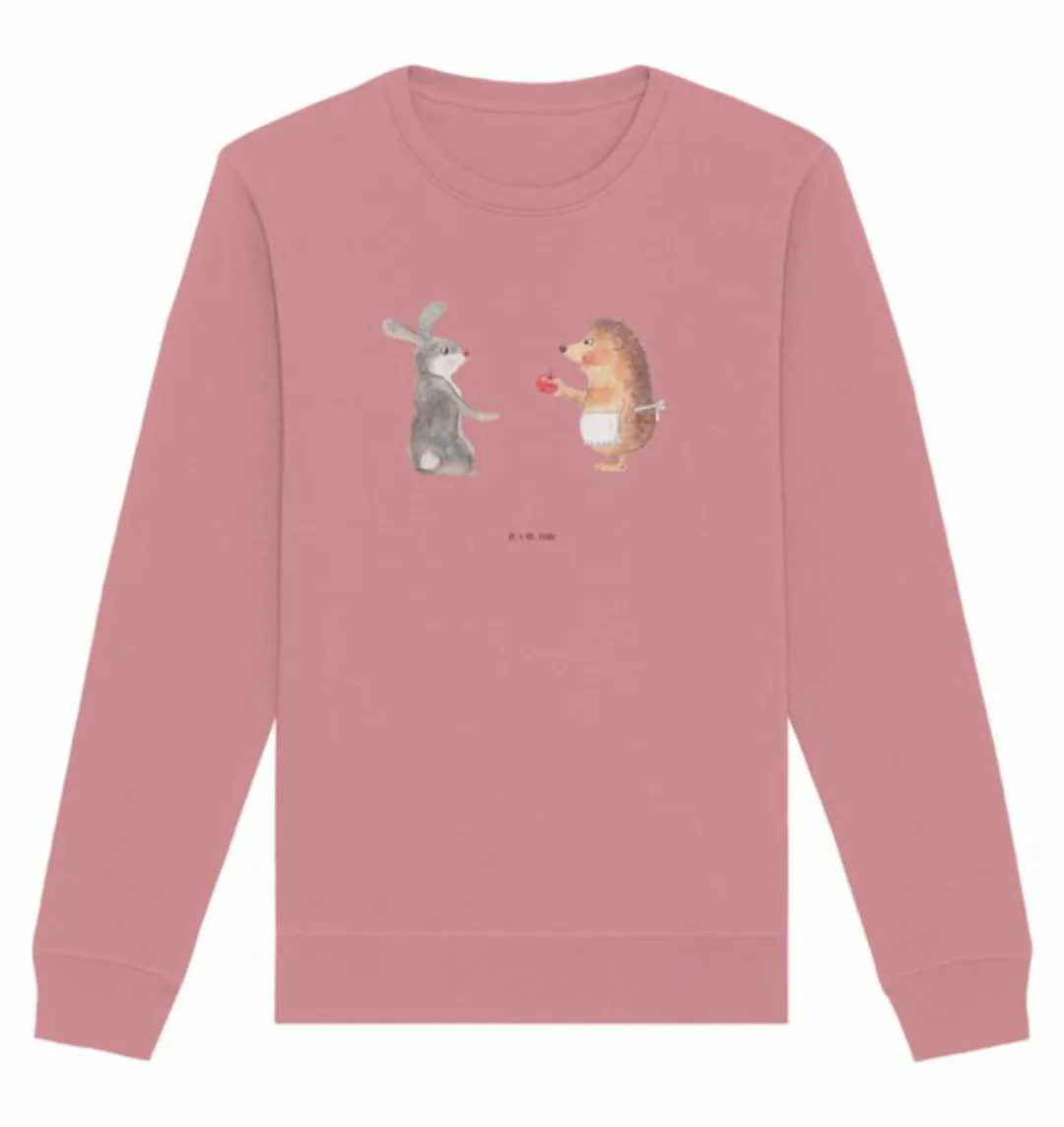 Mr. & Mrs. Panda Longpullover Hase Igel Größe L - Canyon Pink - Geschenk, S günstig online kaufen