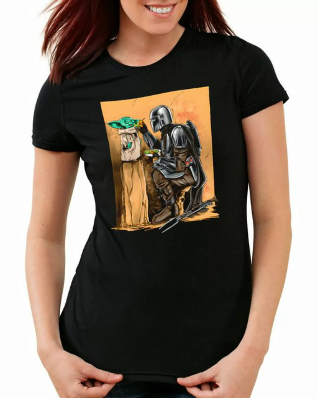 style3 T-Shirt Mandos Ways yoda star the mandalorian wars günstig online kaufen