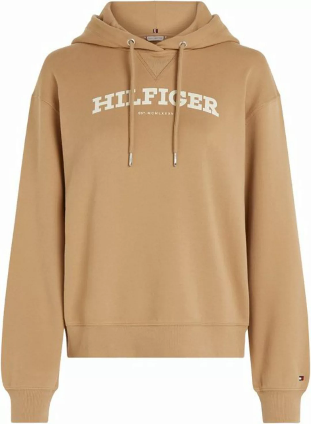 Tommy Hilfiger Hoodie REG MONOTYPE FLOCK HOODIE mit Logoschriftzug günstig online kaufen