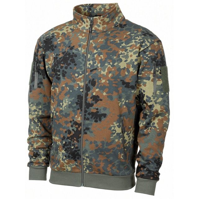 MFH Sweatjacke Sweatjacke, Tactical, flecktarn - 4XL Kopfhörerausgang günstig online kaufen