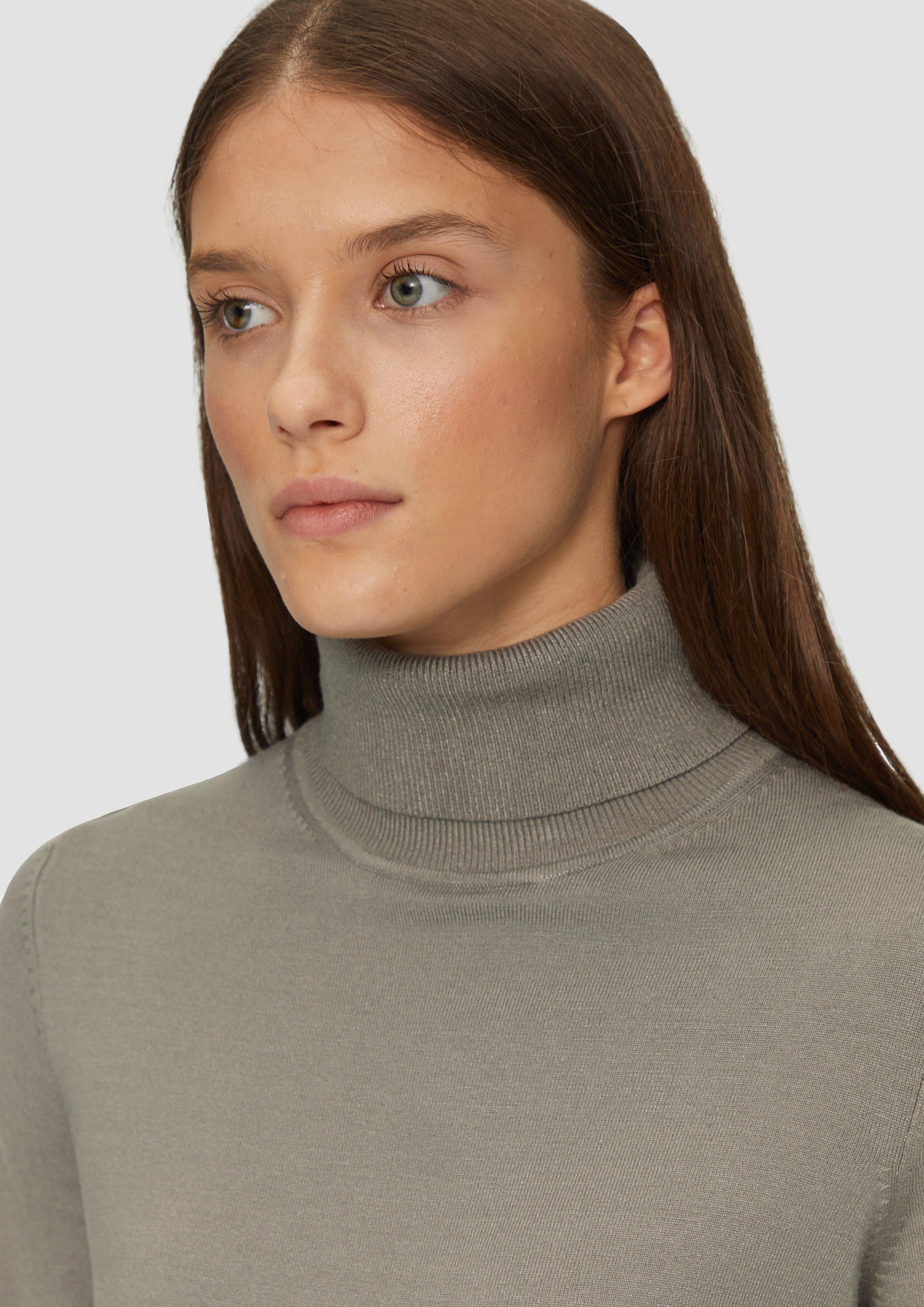 s.Oliver Strickpullover Feinstrickpullover mit Rollkragen günstig online kaufen