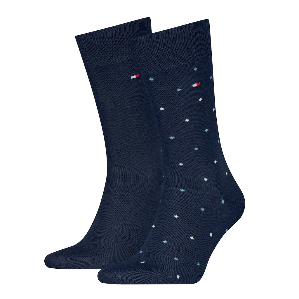 Tommy Hilfiger Socken "TH MEN SOCK 2P DOT", (2 Paar, 2 Paar), mit klassisch günstig online kaufen