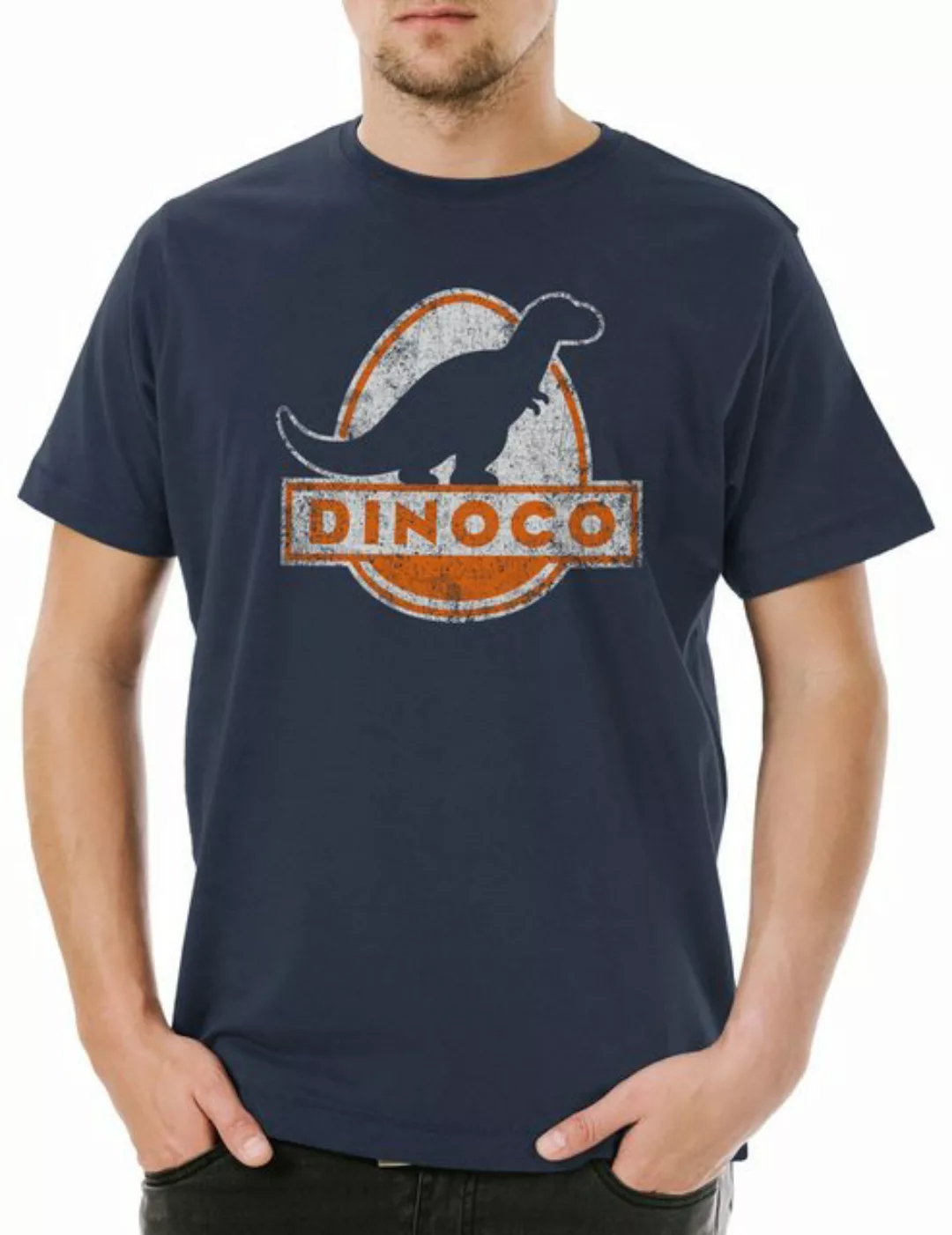 Urban Backwoods Print-Shirt Dinoco Logo II Herren T-Shirt Toy Oil Company P günstig online kaufen