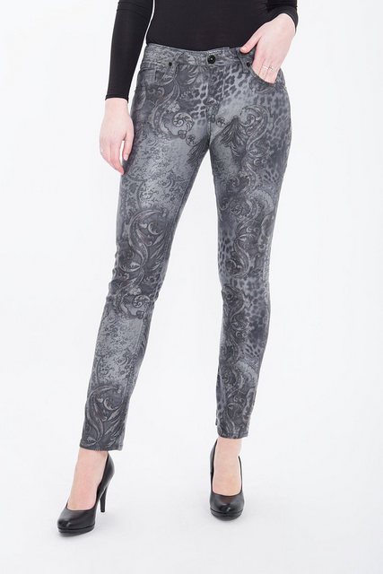 ATT Jeans Röhrenhose Stella mit ornamentalem Alloverprint, Slim Fit günstig online kaufen