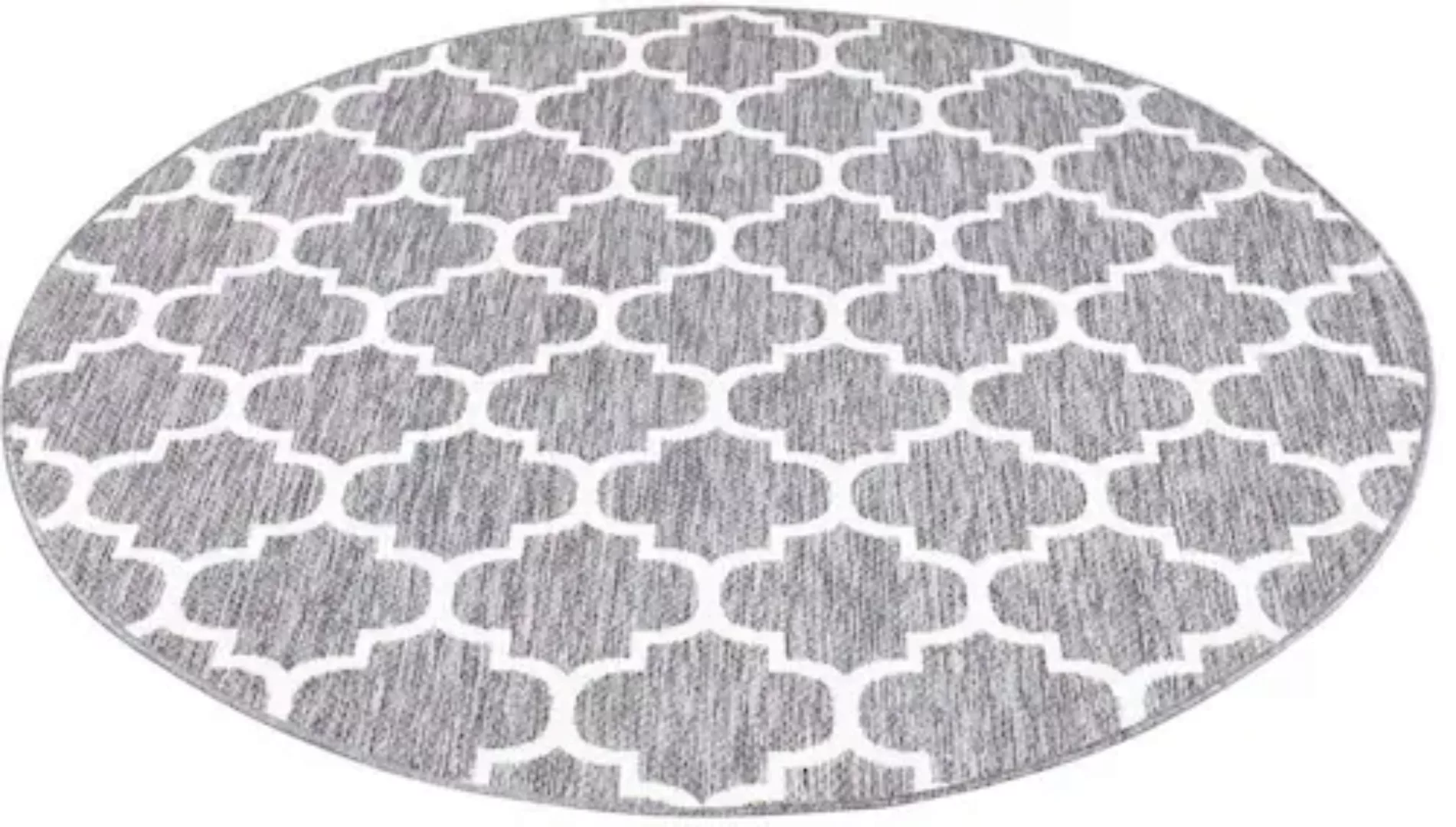 Carpet City Teppich »Outdoor«, rund, UV-beständig, Flachgewebe, auch in qua günstig online kaufen