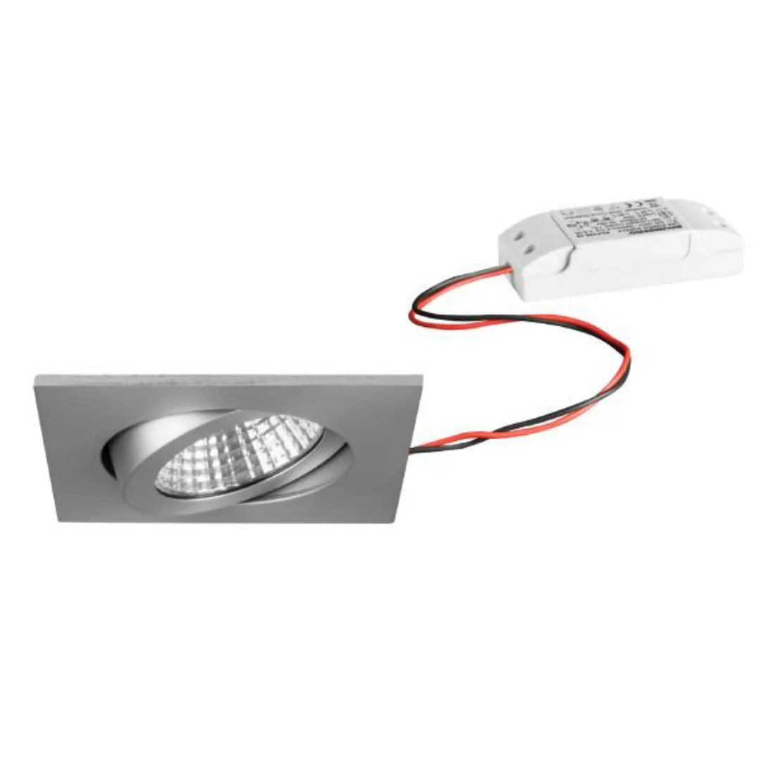 Brumberg LED-Einbaustrahler 6W 230V quadratisch alu-matt - 33355253 günstig online kaufen