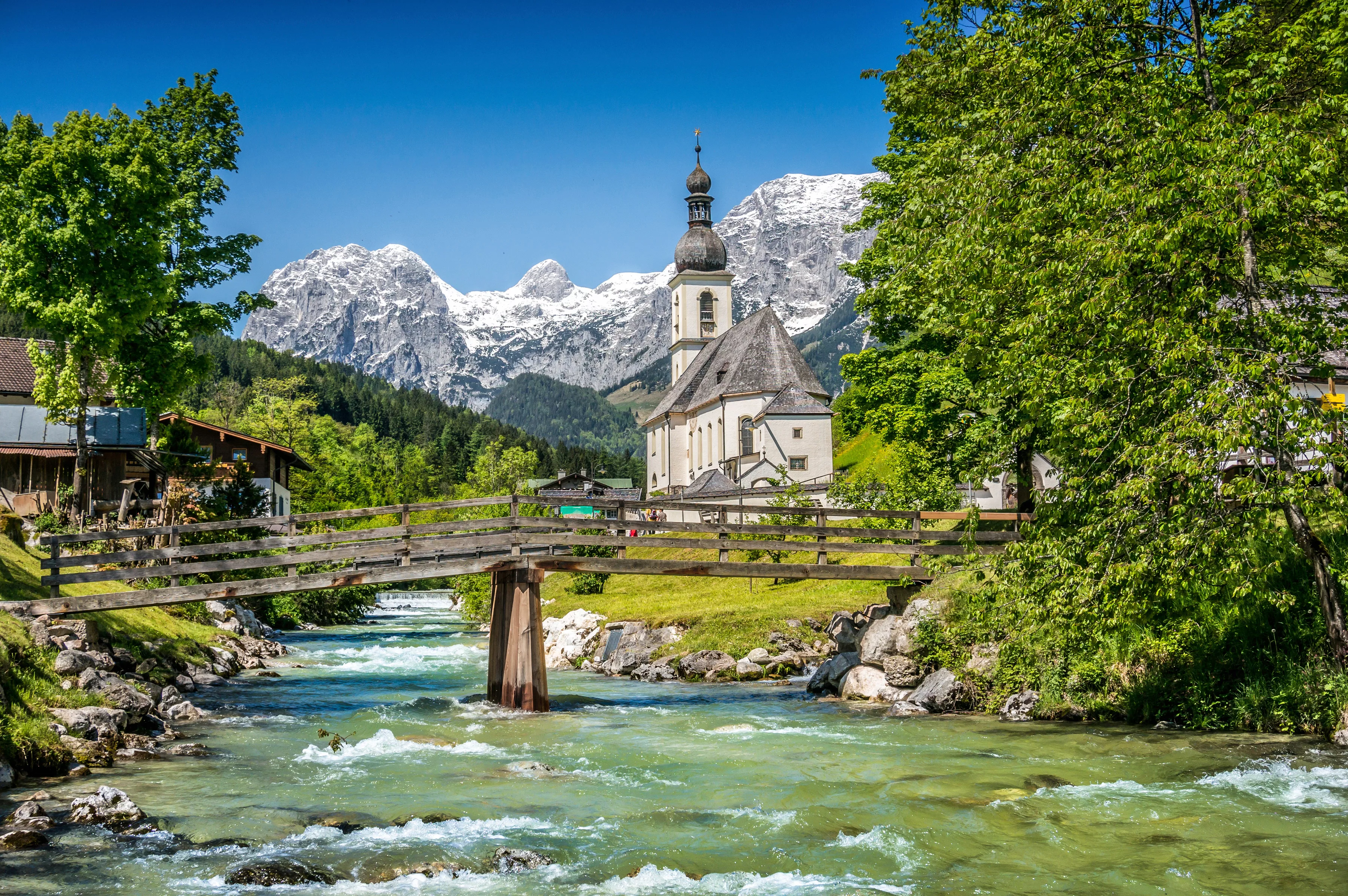 Papermoon Fototapete »Bavarian Alps« günstig online kaufen