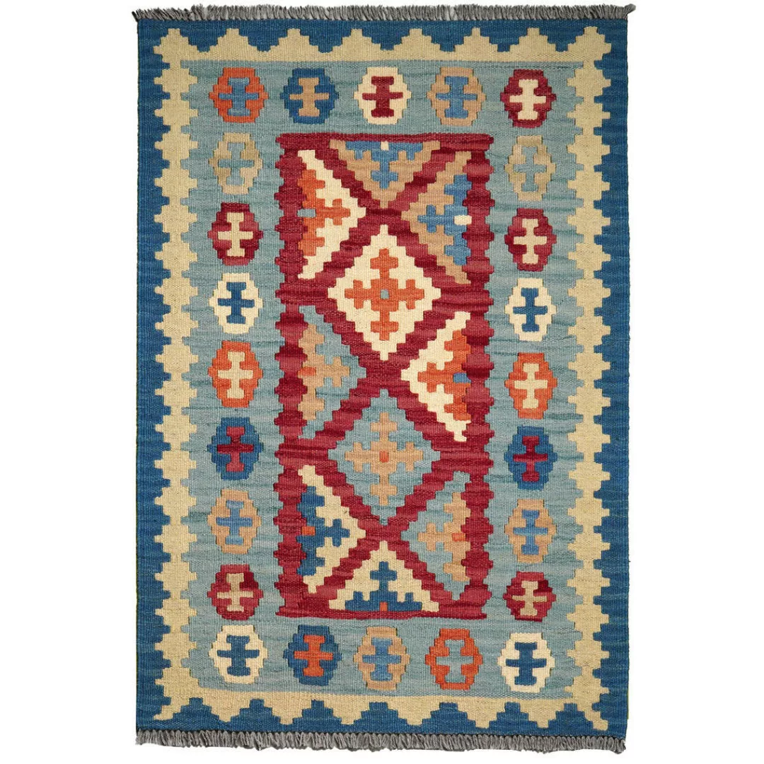 PersaTepp Teppich Kelim Gashgai multicolor B/L: ca. 84x125 cm günstig online kaufen