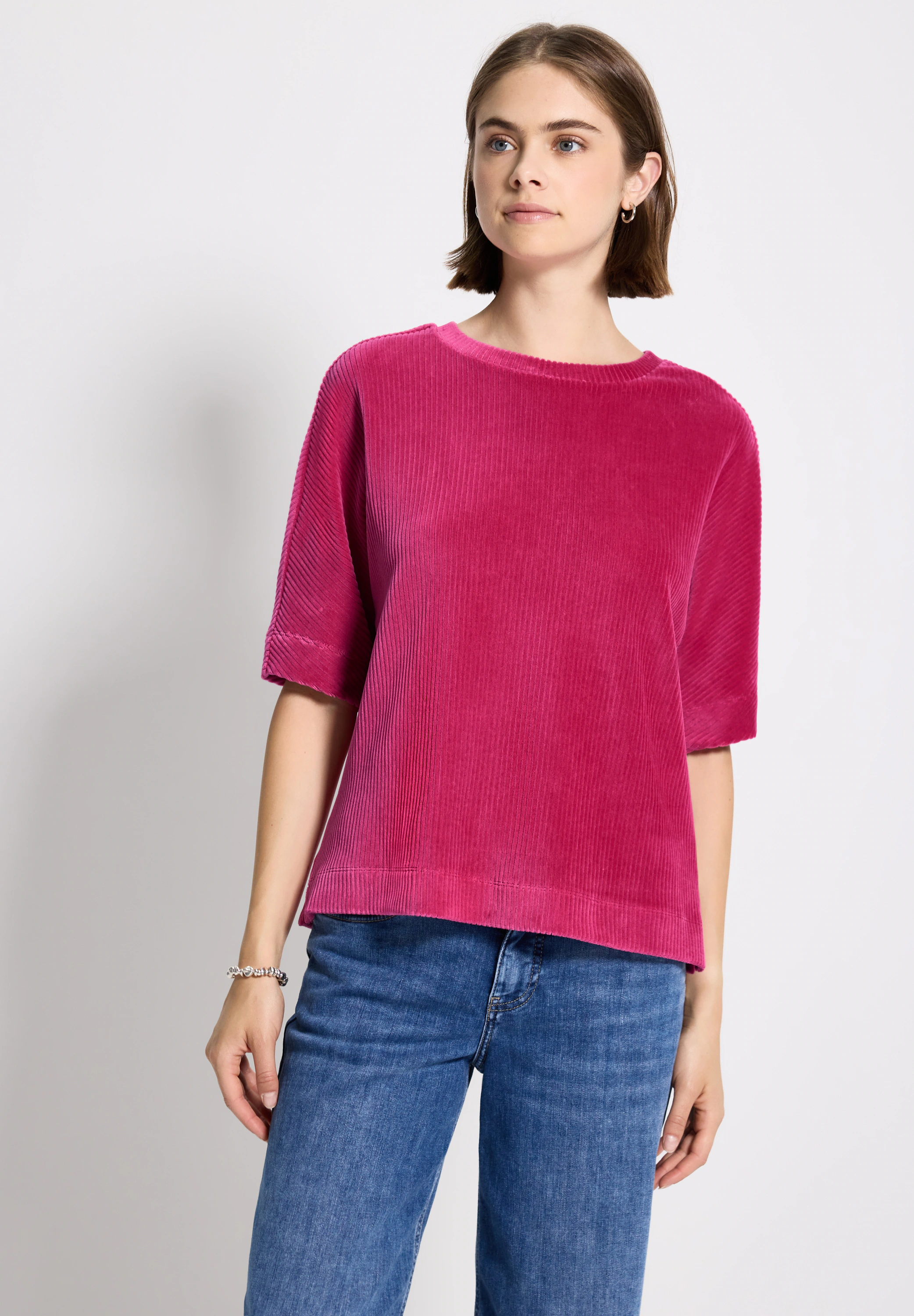 STREET ONE STUDIO T-Shirt, im soften Baumwoll-Mix günstig online kaufen