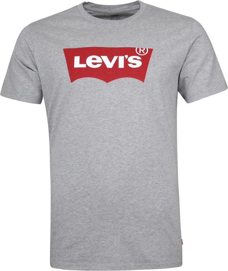 Levi's T-Shirt mit Logo Grau - Größe L günstig online kaufen