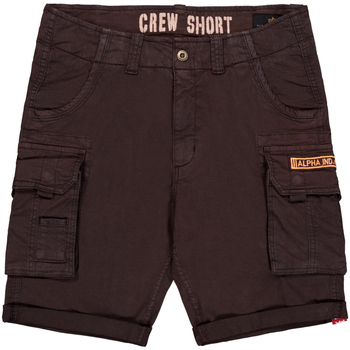 Alpha Industries  Shorts Crew Short - hunter brown günstig online kaufen