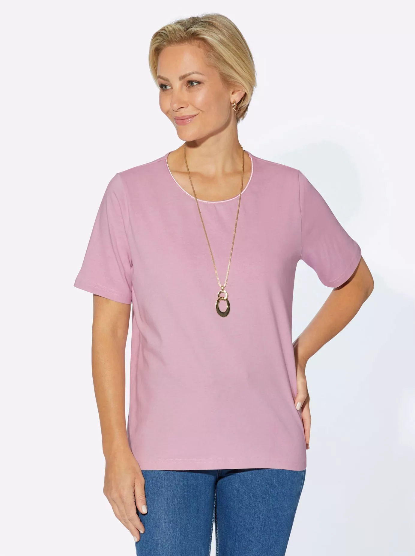 Casual Looks Rundhalsshirt "Shirt", (1 tlg.) günstig online kaufen
