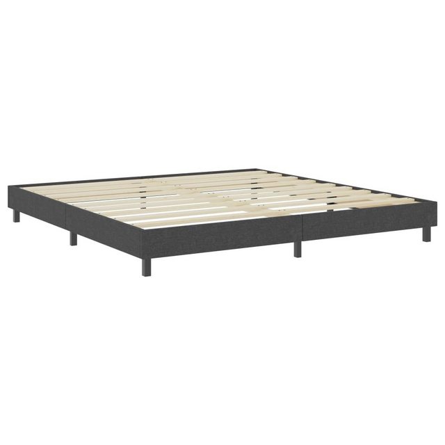 furnicato Bettgestell Boxspring-Grau Stoff 200x200 cm günstig online kaufen