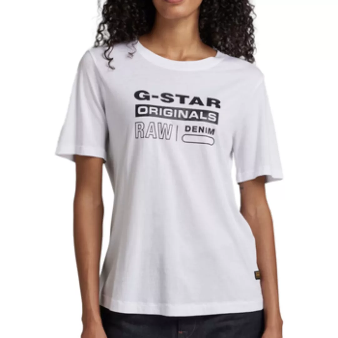 G-STAR T-Shirt "T-Shirt Originals Label Regular Fit Tee 1er Pack" günstig online kaufen