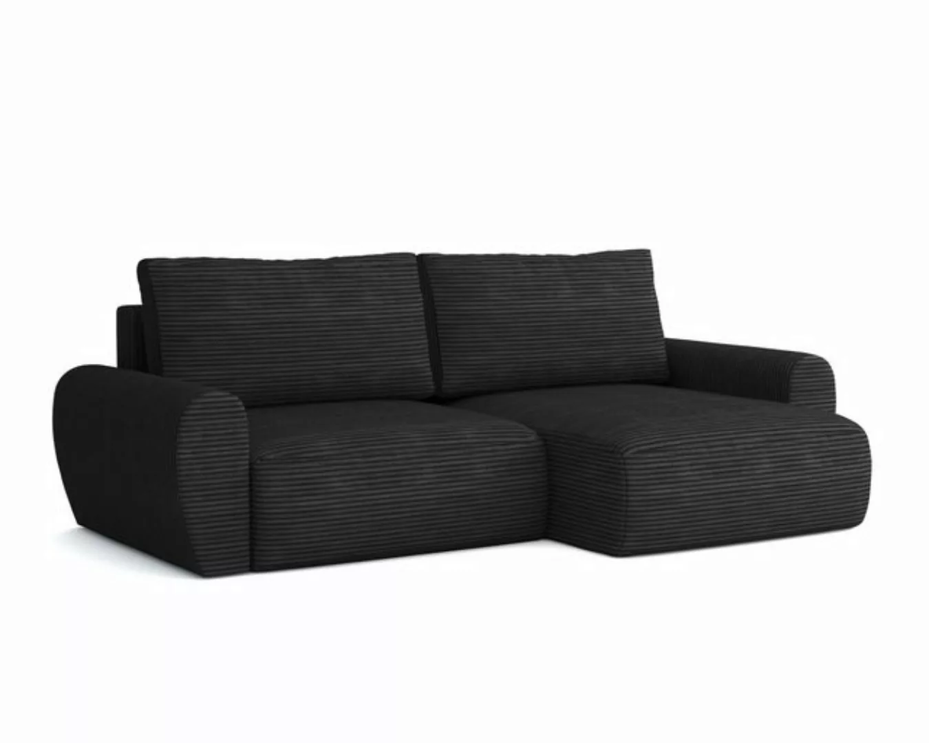 Deine Möbel 24 Wohnlandschaft HEIDI 253 cm breit Ecksofa Sofa Wohnzimmer L- günstig online kaufen