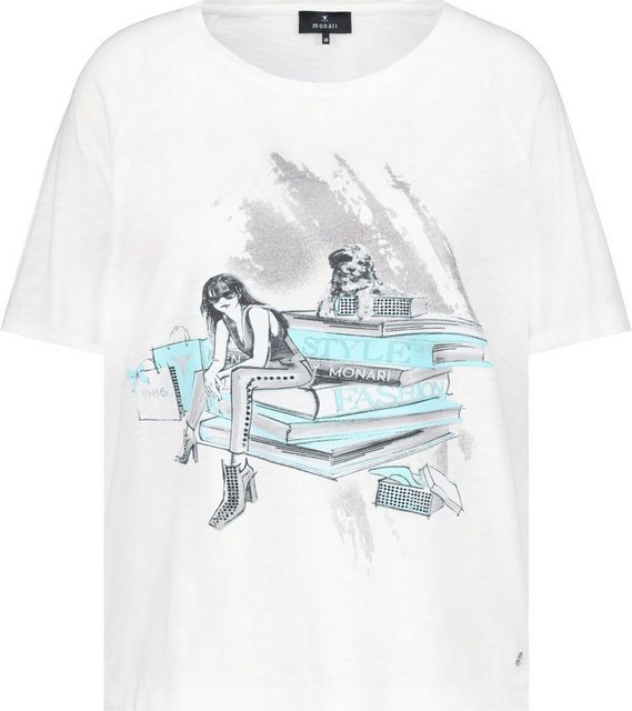 Monari Kurzarmshirt 408249 off-white günstig online kaufen