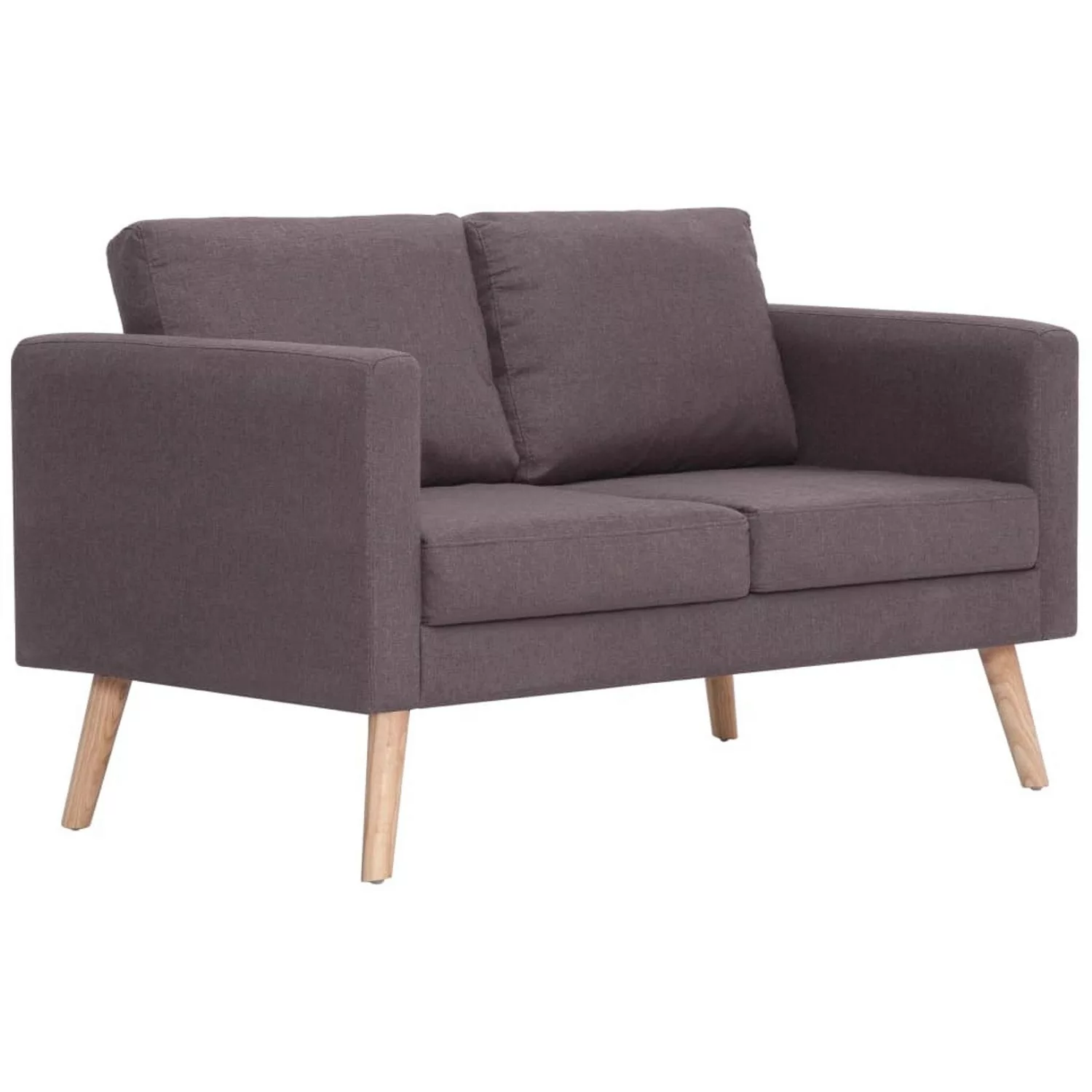 2-sitzer-sofa Stoff Taupe günstig online kaufen