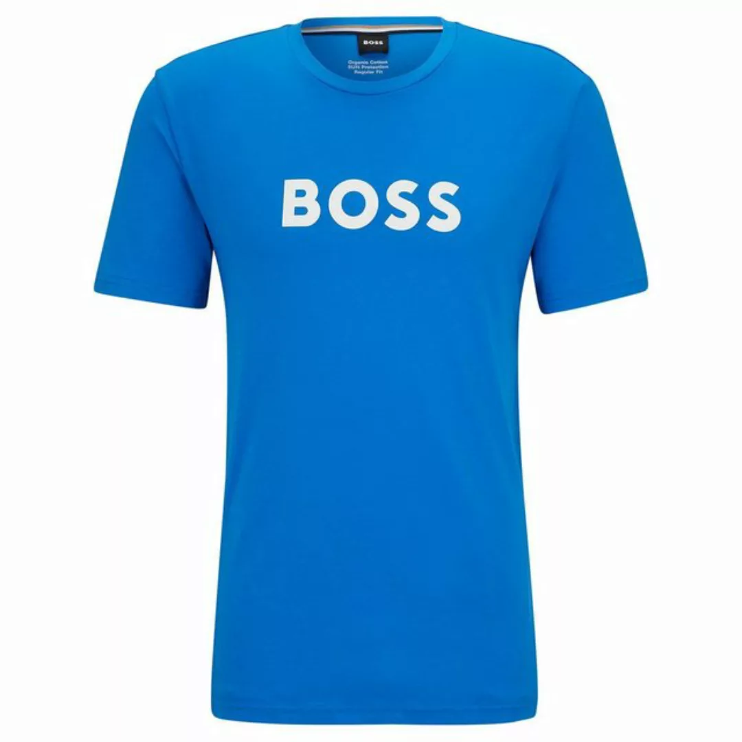 BOSS T-Shirt T-Shirt RN mit großem Markenprint auf der Brust günstig online kaufen