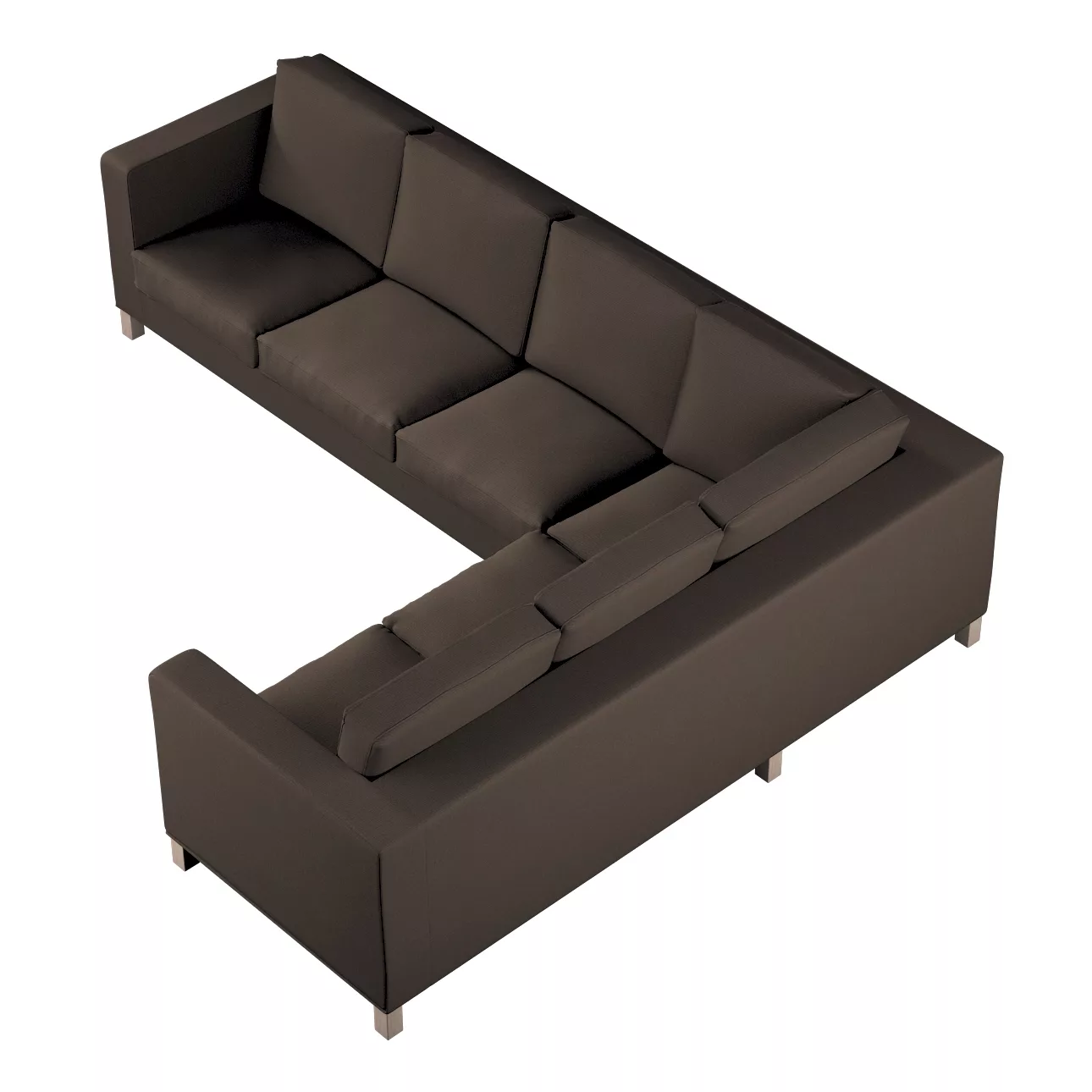 Bezug für Karlanda Sofa Ecke links, braun, 36cm x 30cm x 50cm, Etna (705-08 günstig online kaufen