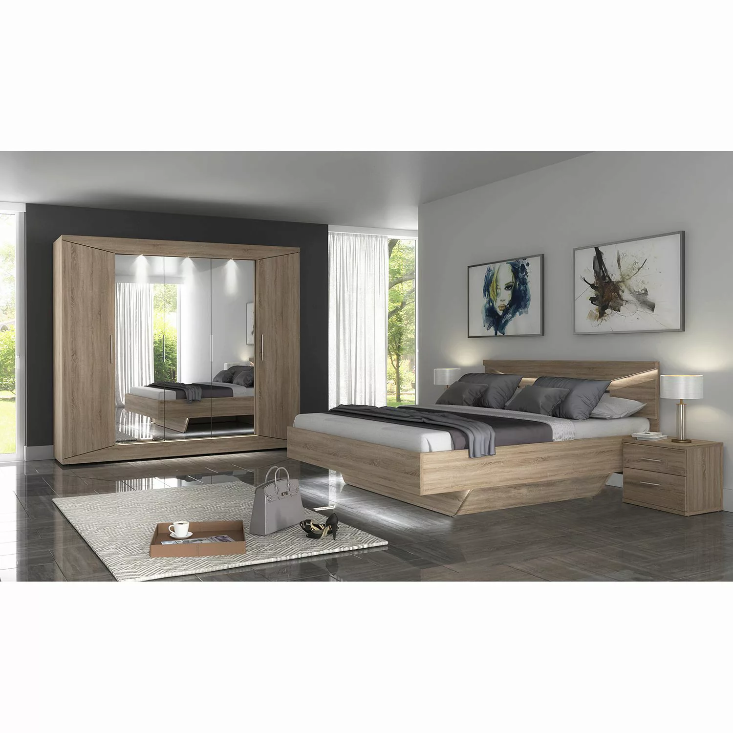 home24 Schlafzimmerset Vinstra (6-teilig) günstig online kaufen