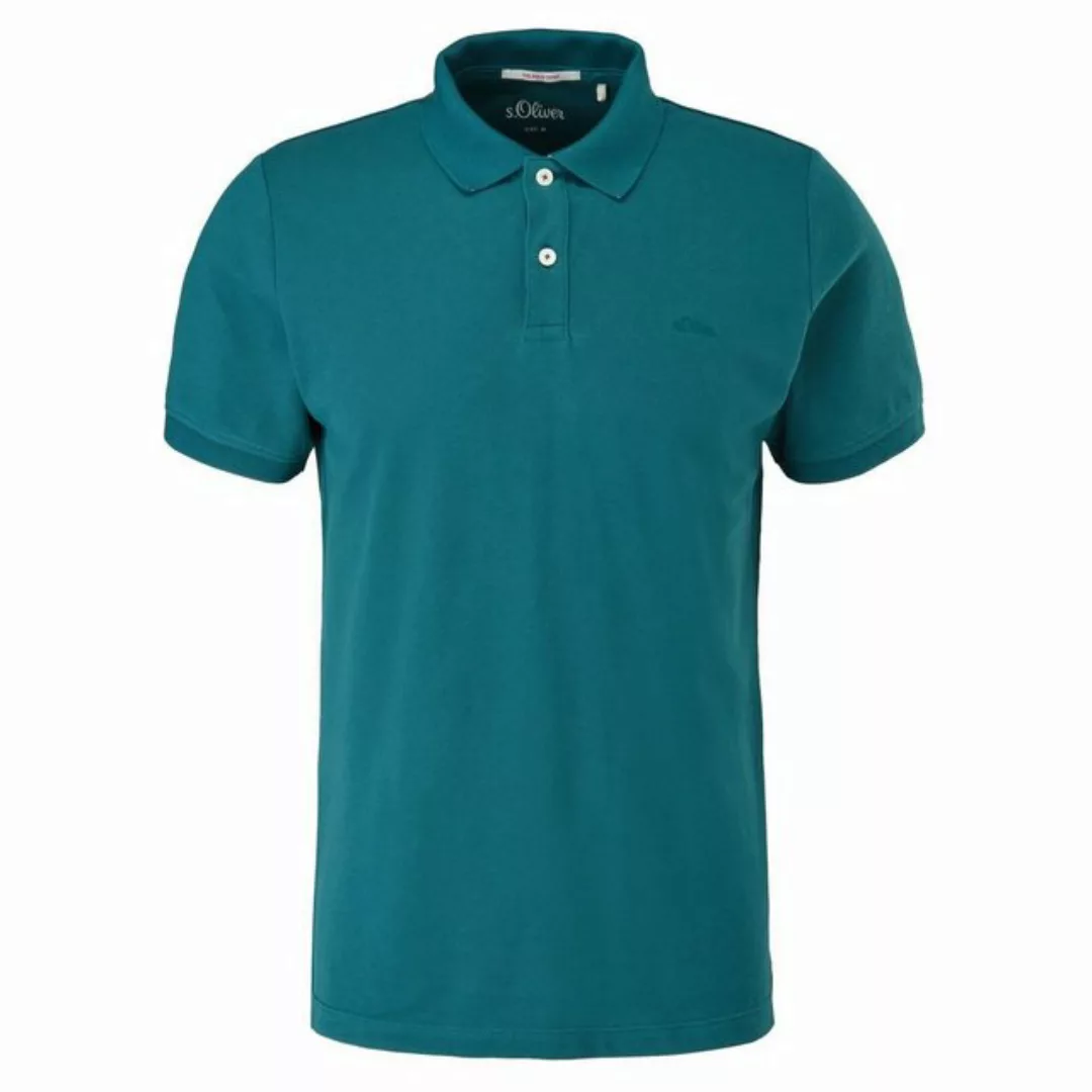 s.Oliver Poloshirt (1-tlg) Poloshirt mit Logostickerei günstig online kaufen