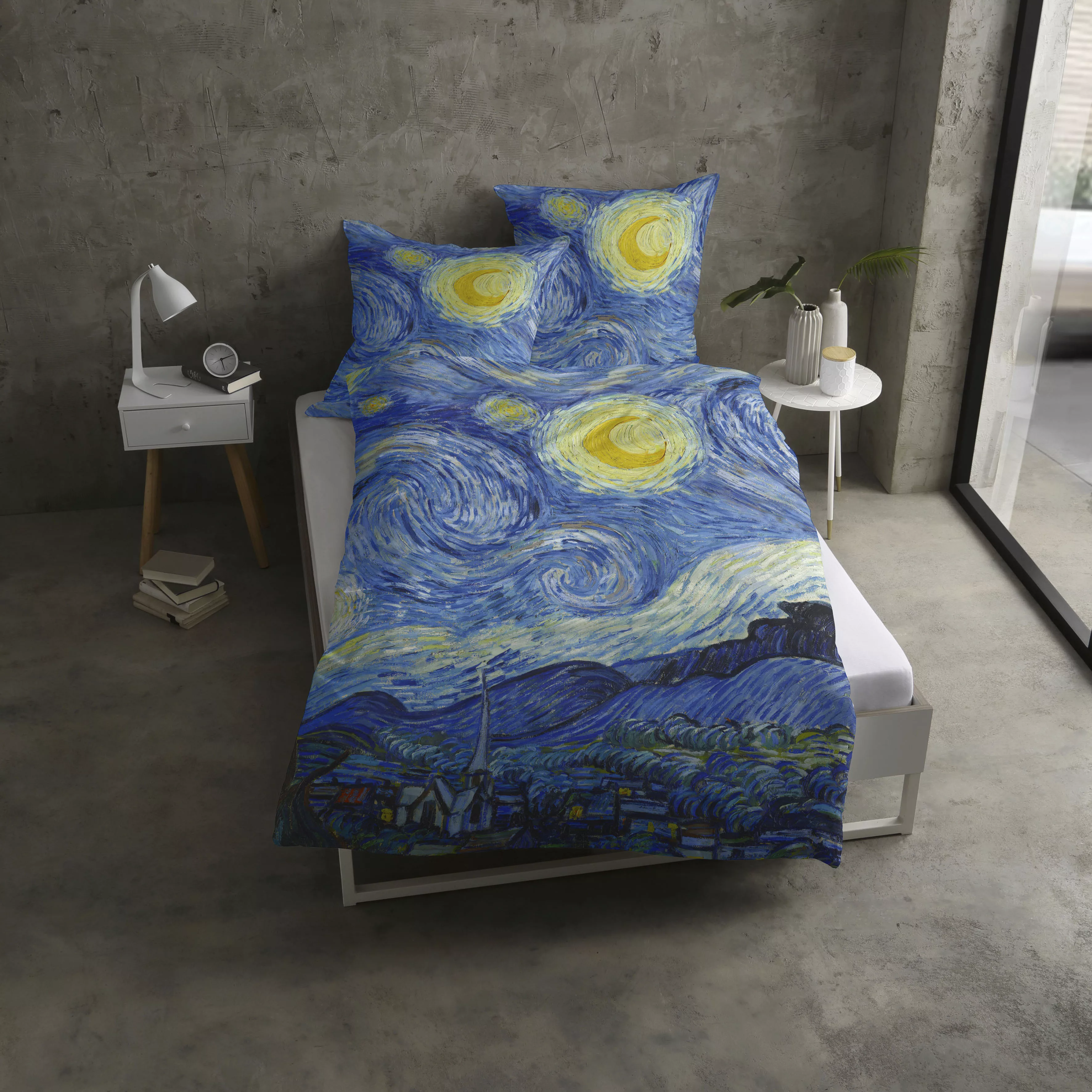 Goebel Bettwäsche »Starry Night«, (2 tlg.), geniales Design von Vincent van günstig online kaufen