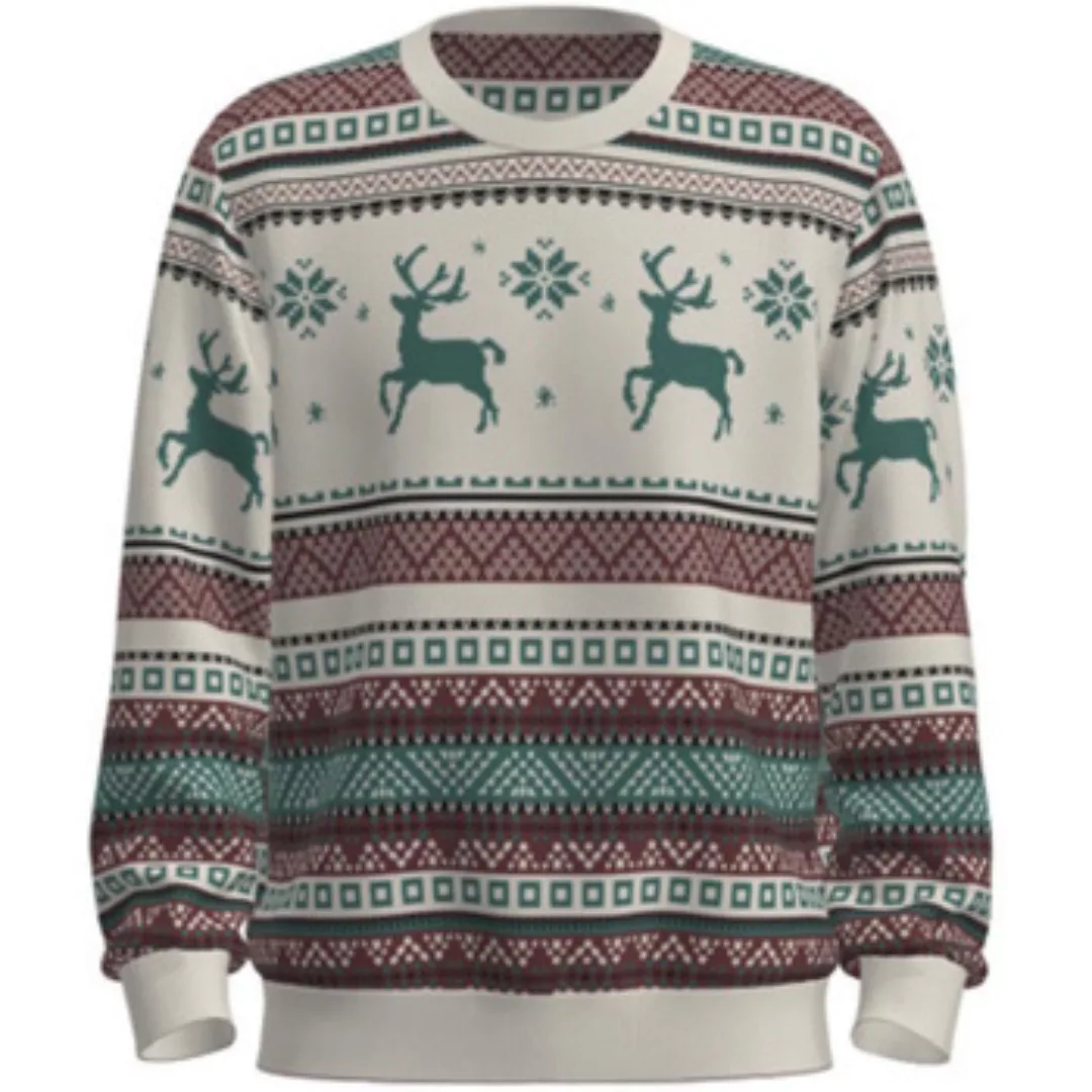 Jack & Jones  Pullover Pullover XMAS SNOWBALL Strickpullover R-Neck günstig online kaufen