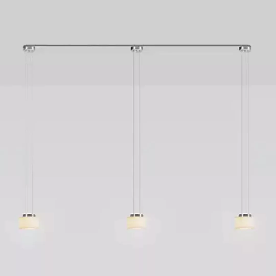 Serien Lighting Reef Pendelleuchte 3-flammig LED, Aluminium gebürstet günstig online kaufen