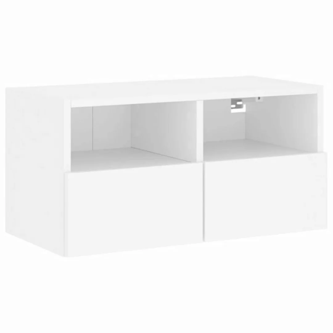 vidaXL TV-Schrank TV-Wandschrank Weiß 60x30x30 cm Spanplatte günstig online kaufen