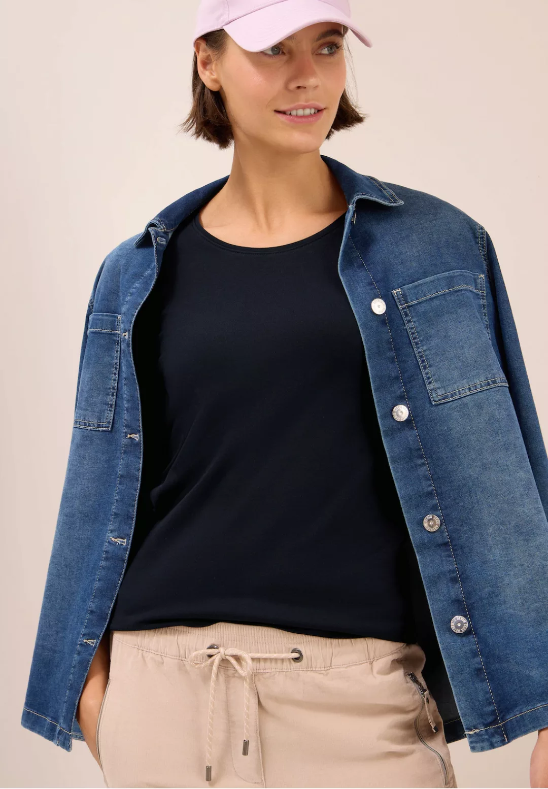 Cecil Langarmshirt "Style Pia" günstig online kaufen