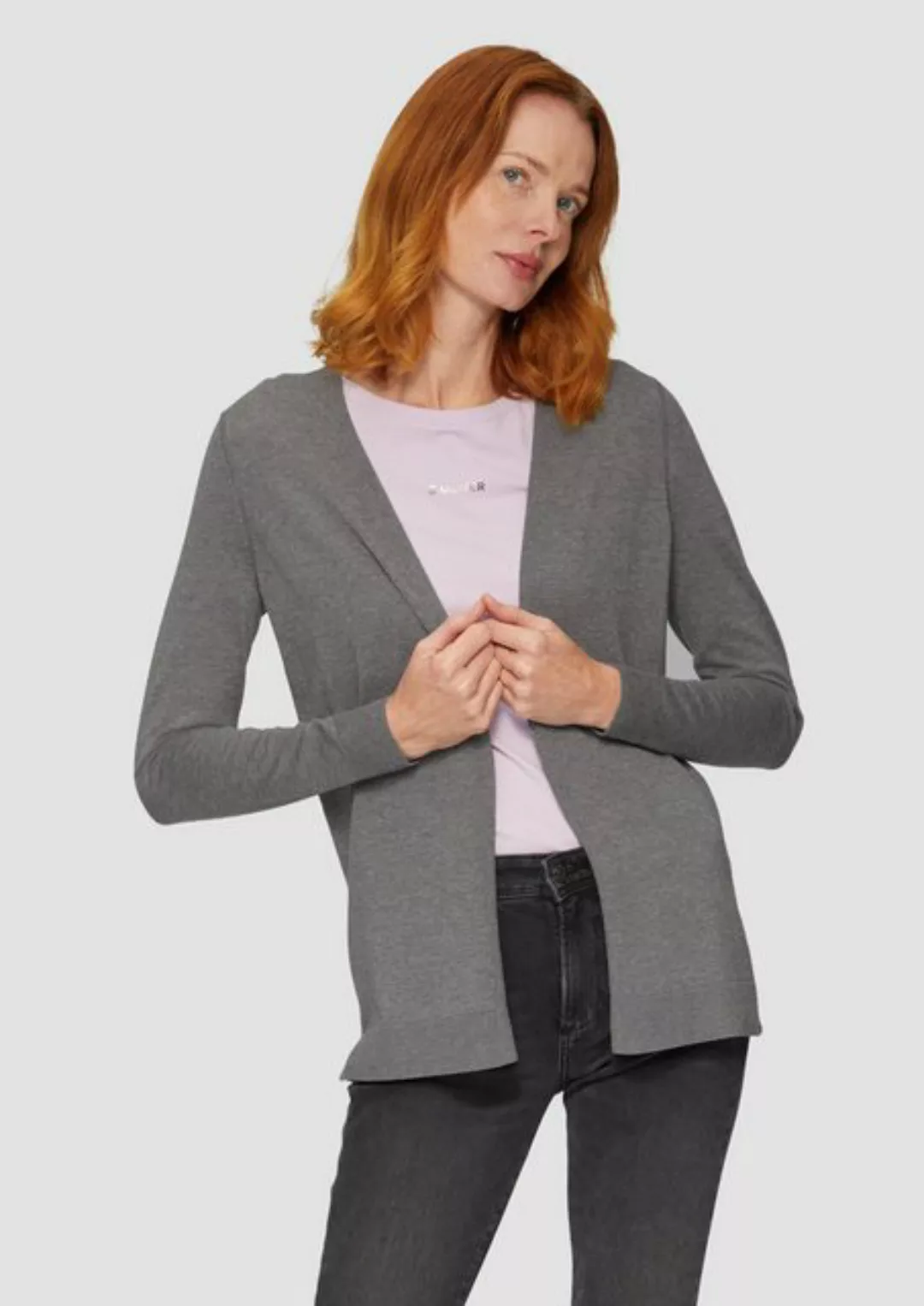 s.Oliver Cardigan leichter Cardigan Damen - lockere Stickjacke - Strickjack günstig online kaufen