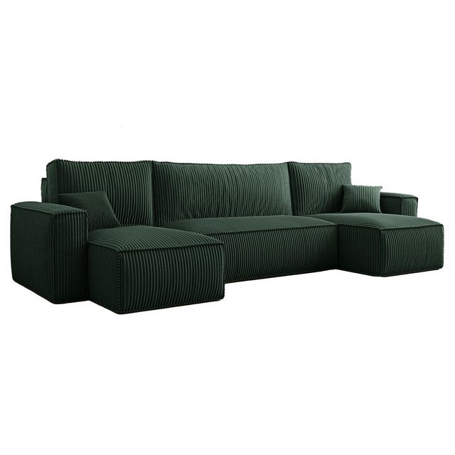 Selsey Ecksofa SCARLO, mit Schlaffunktion, Bettkasten und Cordbezug günstig online kaufen