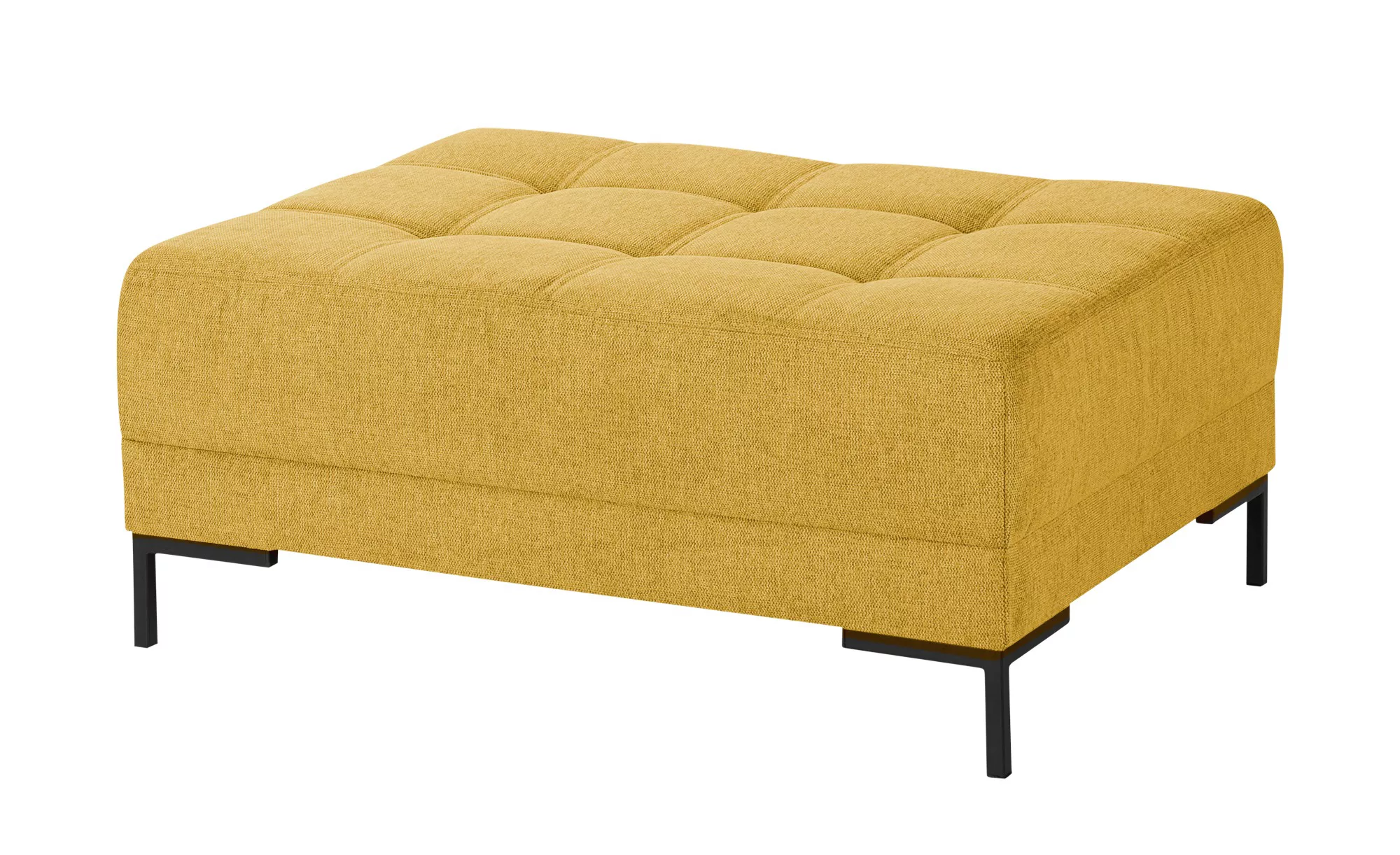 smart Hocker  Garda ¦ gelb ¦ Maße (cm): B: 103 H: 42 T: 74.0 Polstermöbel > günstig online kaufen